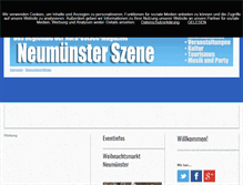 Tablet Screenshot of neumuenster-szene.de